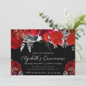 水彩赤銀バラキンセアニェラ 招待状 (スタンド正面)