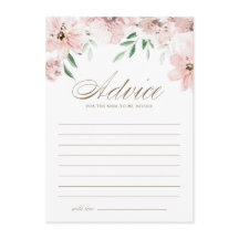 水彩赤面ほこりっぽいピンクの花ベビーシャワー