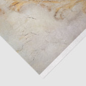 水彩赤面バラアンティーク時計金ゴールド グランジ 薄葉紙 (詳細)