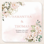 水彩赤面バラユーカリ金ゴールド結婚ズ スクエアペーパーコースター<br><div class="desc">これらの魅惑的な水の色の結婚赤面バラユーカリ金ゴールドラウンド紙コースターであなたのお祝いを高める準備をしなさい!エレガンスのtouchを加え、特別な日にウィムシーを加えるのに最適な、これらのコースターは複雑な水色の赤面バラとユーカリ鮮やかス葉、洗練さを醸し出す金ゴールドの詳細なtouchを備えたを備えている。これらのコースターは単に機能しているだけでなく、彼らはスタイリッシュあなたのゲストが絶妙なデザインを気絶させるだろうアクセントである。だから、冒険のダッシュ結婚を吹き込み、これらのコースターをしゃれているあなたのお祝いに組み込んで素晴らしあなたの体を注入しなさい。アイテムの一致や連絡カスタマイズに躊躇しない。赤面バラ©</div>