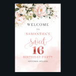 水彩赤面バラ金ゴールド16th birthday welcome ポスター<br><div class="desc">水祝色赤面バラ金ゴールド歓迎ポスターとスタイルの特別な16歳の誕生日魅力的、誕生日パーティーお祝いに最適。このポスエレガントターは、繊細な水彩のバラと輝く金ゴールドアクセントで、思い出に残るイベントのトーンを設定する。洗練されたtouchでゲストを歓迎し、このポスターは誕生日パーティーの装飾に素敵な追加である。確かにお祝いに魅力と優雅さのtouchを追加するには、水色赤面バラ金ゴールド16th誕生日ウェルカムポスターは、このマイルストーン大事な行事をマークする美しい方法である。一致連絡するアイテムまたはカスタマイズ用のマイレットプリント©</div>