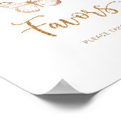 水彩赤面ピンクバタフライがポスター ポスター (角)