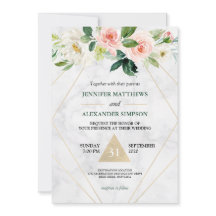 水彩赤面ピンクフローラボホ結婚ズ