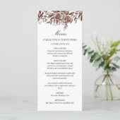 水彩赤面ピンクフローラメニュー メニュー (スタンド正面)