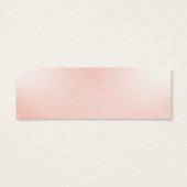 水彩赤面ピンクフローラ結婚のWebサイトカード (裏面)