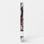 水彩赤面ピンクブルゴーニュバラ水玉模様 Case-Mate iPhoneケース (裏面/左)