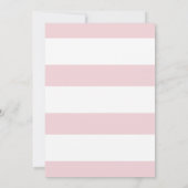 水彩赤面ピンクペオニーブライダルブランチ 招待状 (裏面)