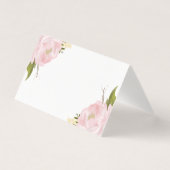 水彩赤面ピンク牡丹フローラ (正面)