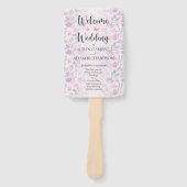 水彩赤面ピンク ハンドファン (正面)