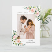 水彩赤面フローライースターフォト シーズンカード (スタンド正面)