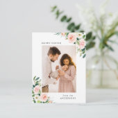 水彩赤面フローライースターフォト シーズンポストカード (スタンド正面)