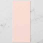 水彩赤面フローラ結婚のメニュー メニュー (裏面)