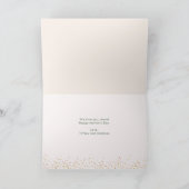 水彩赤面フローラ | Happy Mother's Dayの写真 カード (内部)