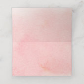 水彩赤面ブルゴーニュフローラ結婚ズ プレイスカード (内部開封)