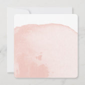 水彩赤面誕生発表 案内状 (裏面)