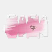 水彩赤面 |バレンタインのギフトボックス フェイバーボックス (折り畳みなし)