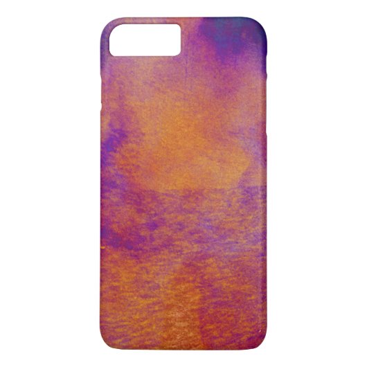 水彩赤黄青紫色グラフィックアート Case-Mate iPhoneケース (裏面)