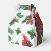 水彩赤（鳥）ショウジョウコウカンチョウ鳥 フェイバーボックス (裏面サイド)