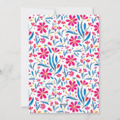 水彩起毛花模様 シーズンカード (裏面)