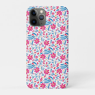 水彩起毛花模様 iPhone 11 PROケース
