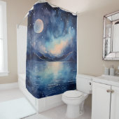 水彩超現実的な天海 シャワーカーテン (インサイチュ)