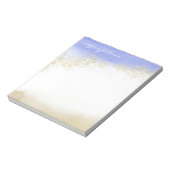 水彩輝パーソナライズされた ノートパッド (回転)