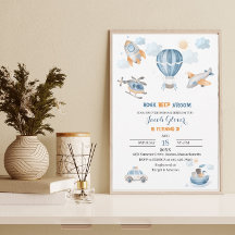 水彩輸送誕生日ベビーシャワー