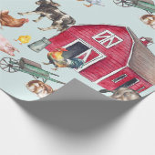 水彩農場 ラッピングペーパー (角)