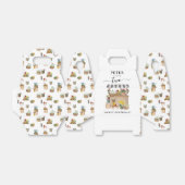 水彩農家の花市場バースデーパーティー フェイバーボックス (折り畳みなし)