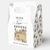 水彩農家の花市場バースデーパーティー フェイバーボックス (オープン)