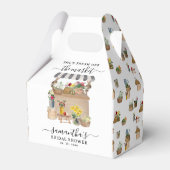 水彩農家の花市場ブライダルシャワー フェイバーボックス (正面サイド)