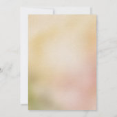 水彩農村風景の国素朴の結婚式 招待状 (裏面)