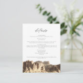 水彩迷信マウンテン詳細カード 招待状 (スタンド正面)