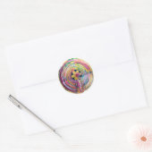 水彩迷路 ラウンドシール (封筒)