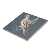 水彩追悼ハト鳥野生動物自然アート タイル (側面)