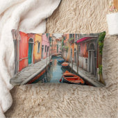水彩通りインヴェネツィア ランバークッション (ブランケット)