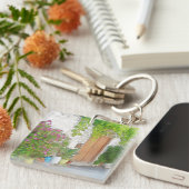 水彩通り表示 キーホルダー (正面右)