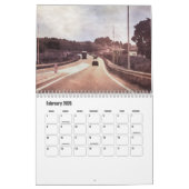 水彩道路カレンダーUSA休日&クリスチャン カレンダー (2月 2026)