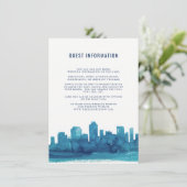水彩都市スカイライン結婚の挿入カード エンクロージャーカード (スタンド正面)
