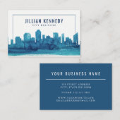 水彩都市スカイライン 名刺 (正面/裏面)