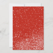 水彩醜いセーターホリデーパーティー 招待状 (裏面)