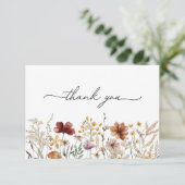 水彩野かわいらし花園フローラ サンキューカード (スタンド正面)