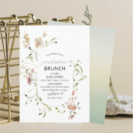 水彩野エレガント花等級案内 招待状