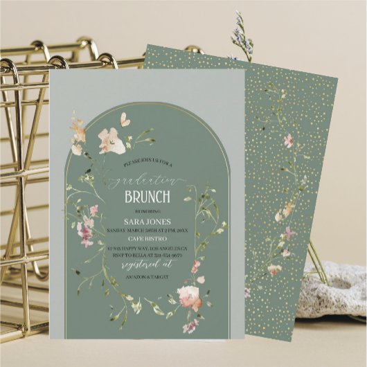 水彩野エレガント花等級案内 招待状