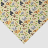 水彩野獣サファリジャングルパターン 薄葉紙 (詳細)