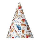 水彩野球誕生日パーティーハット パーティーハット (右)