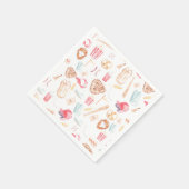 水彩野球 スタンダードカクテルナプキン (角)