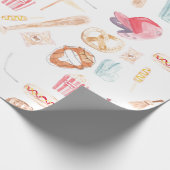 水彩野球 ラッピングペーパー (角)