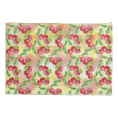 水彩野生のベリー 枕カバー (裏面)