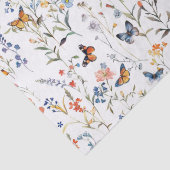 水彩野生の花の蝶パッケージ 薄葉紙 (詳細)